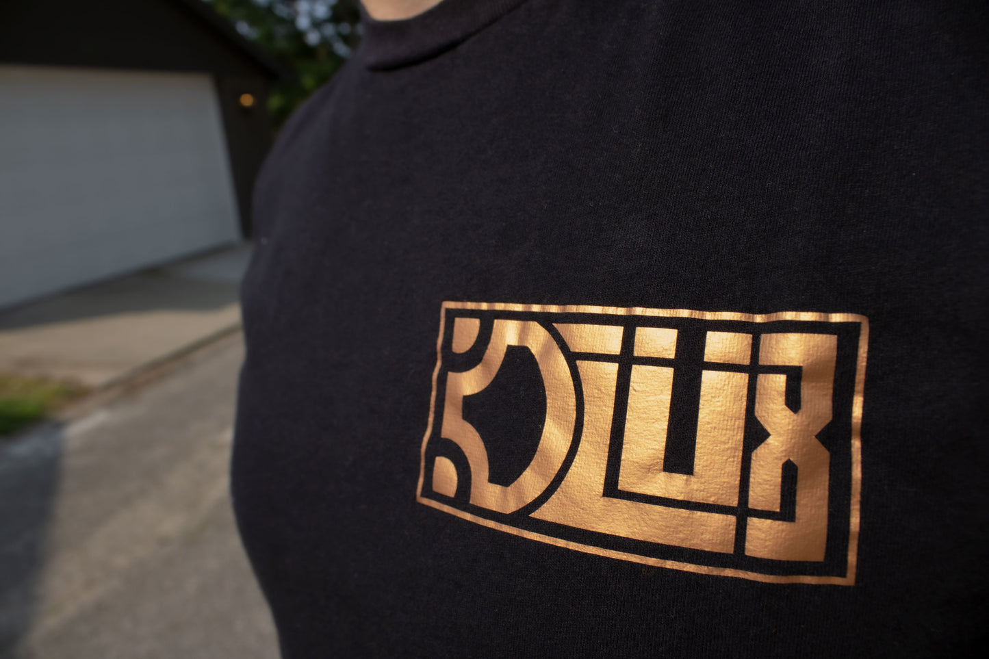 Copper Dlux Black Tee