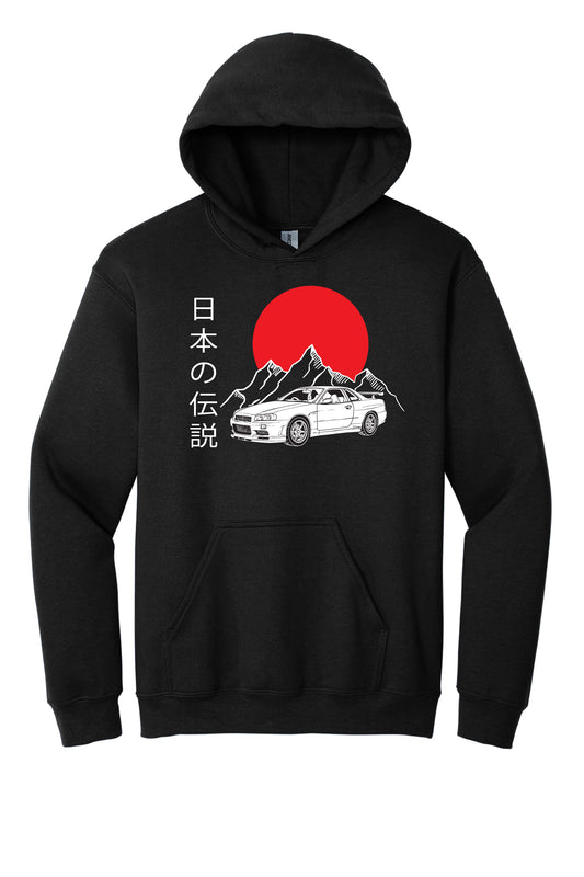 Japanese Legend Black Hoodie