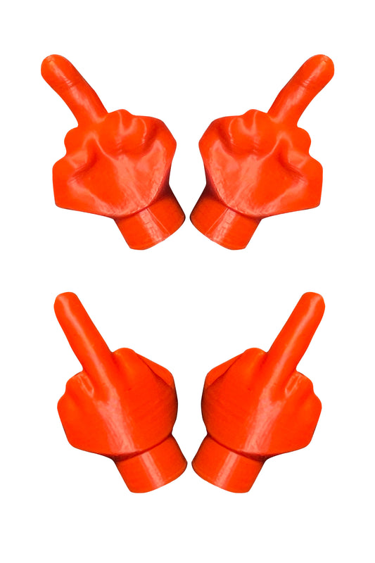 Middle Finger Valve Stem Caps