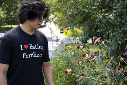 I Heart Eating Fertilizer Black Tee