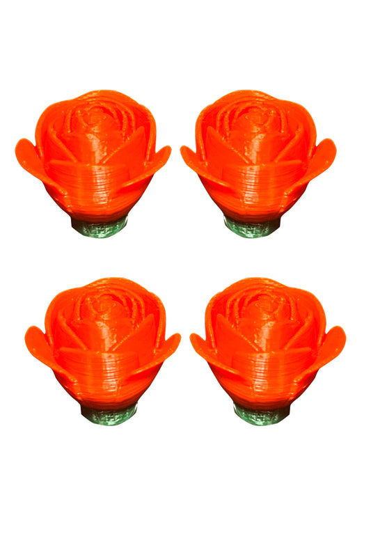 Rose Valve Stem Caps