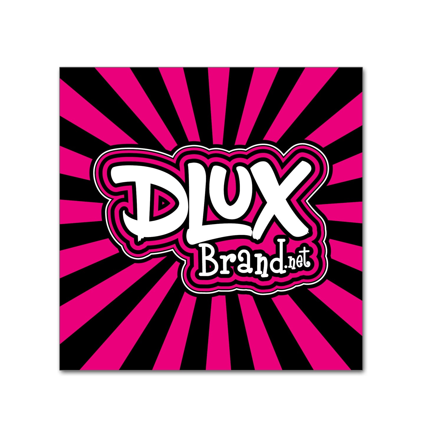 Reflective Pink Dlux Sticker Pack