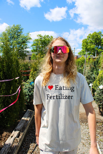 I Heart Eating Fertilizer Cream Tee