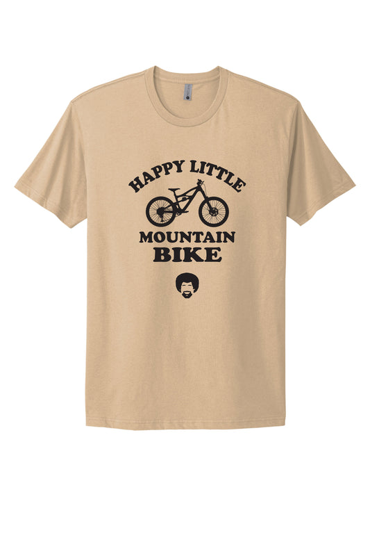 Happy Little Mountain Bike Cream Tee