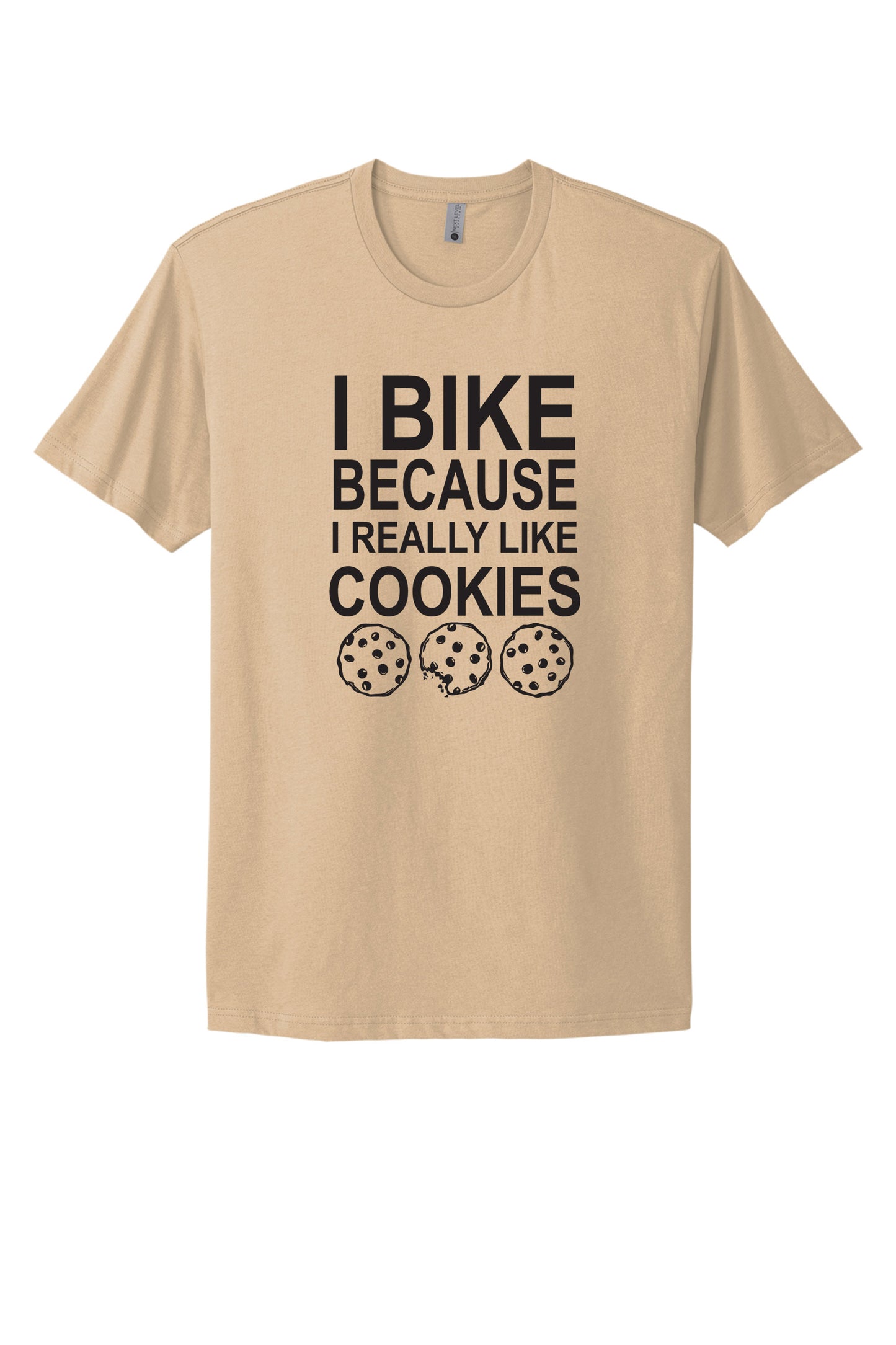 I Bike Because I Really Like Cookies Cream Tee