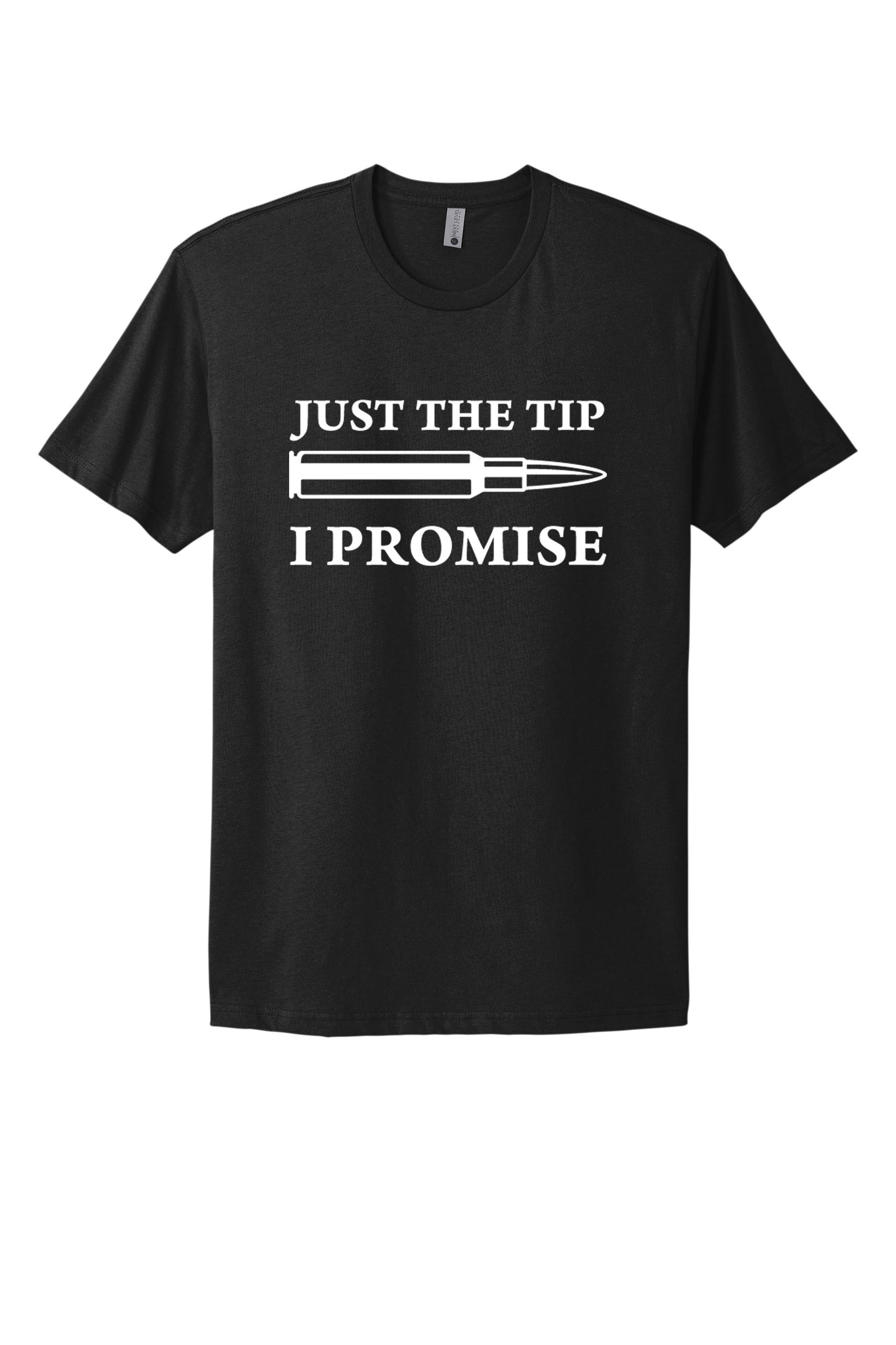 Just The Tip Black Tee