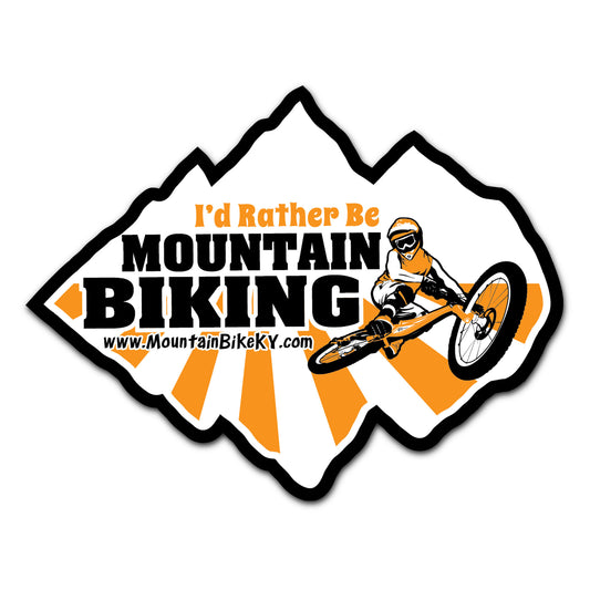 Orange KY Bike Whip Sticker Pack