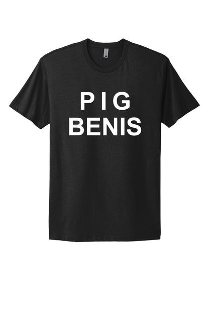 PIG BENIS Black Tee