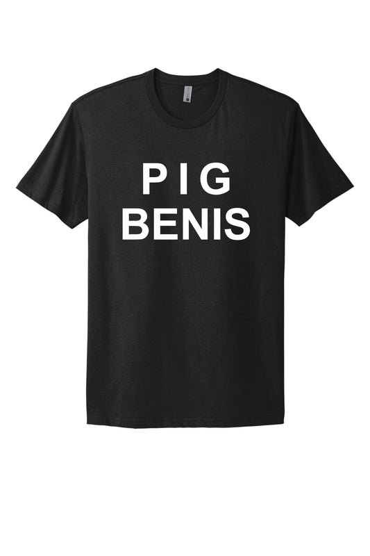 PIG BENIS Black Tee