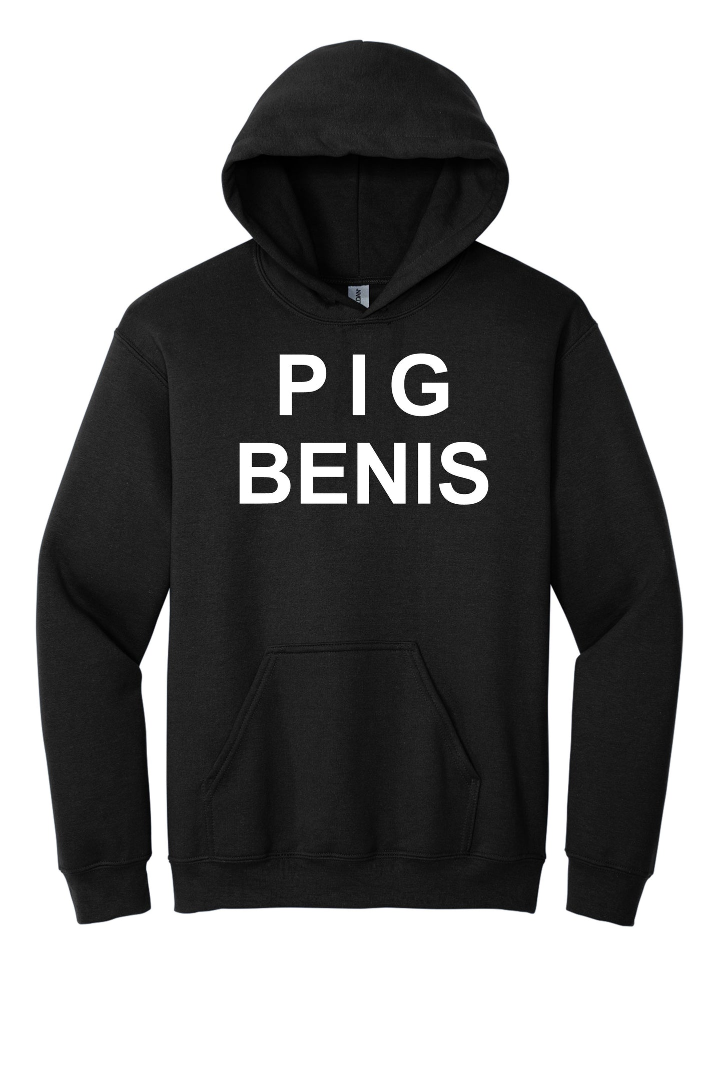 PIG BENIS Black Hoodie